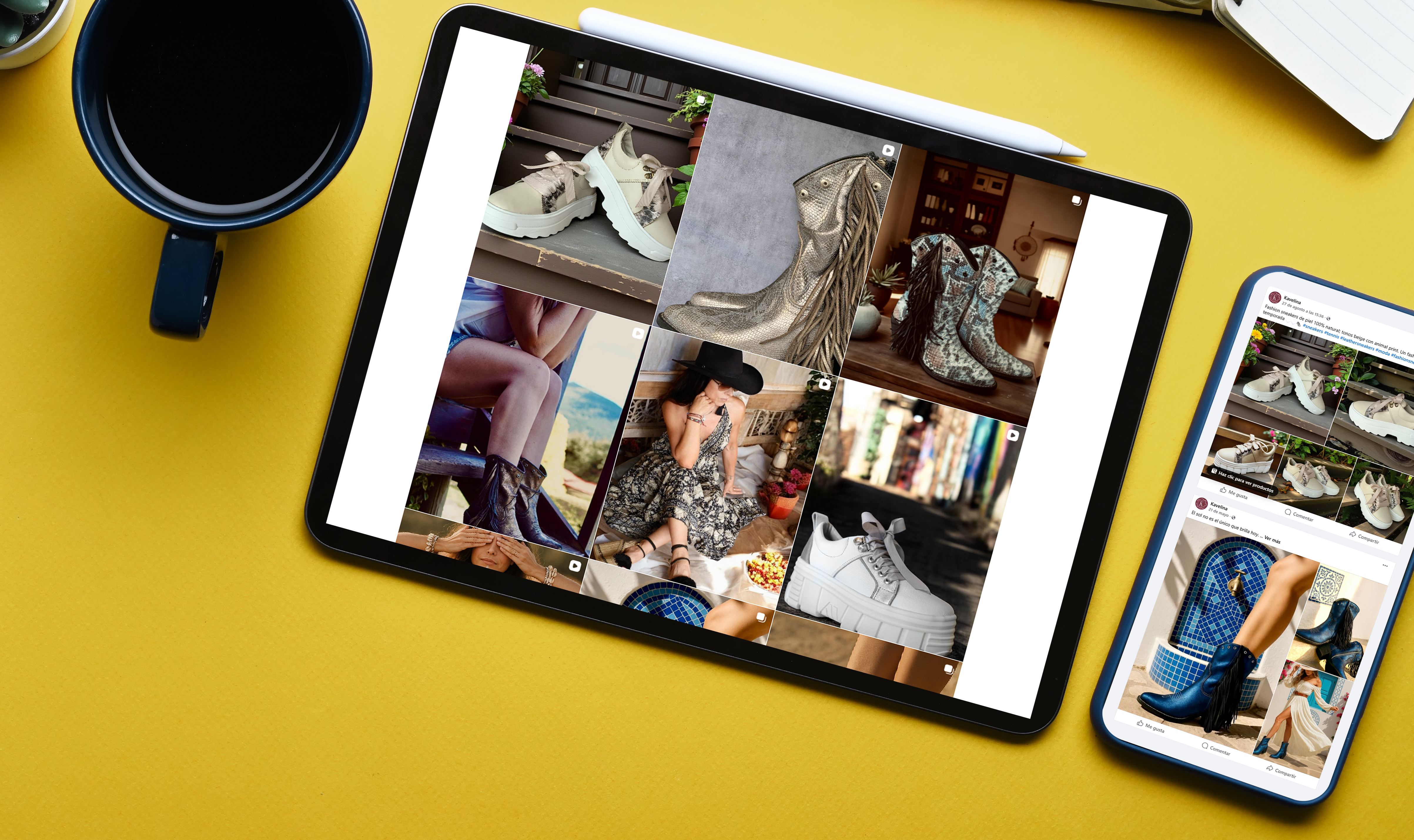 Kavelina , diseño por 3 Conceptos Diseño Gráfico, manejo de redes sociales